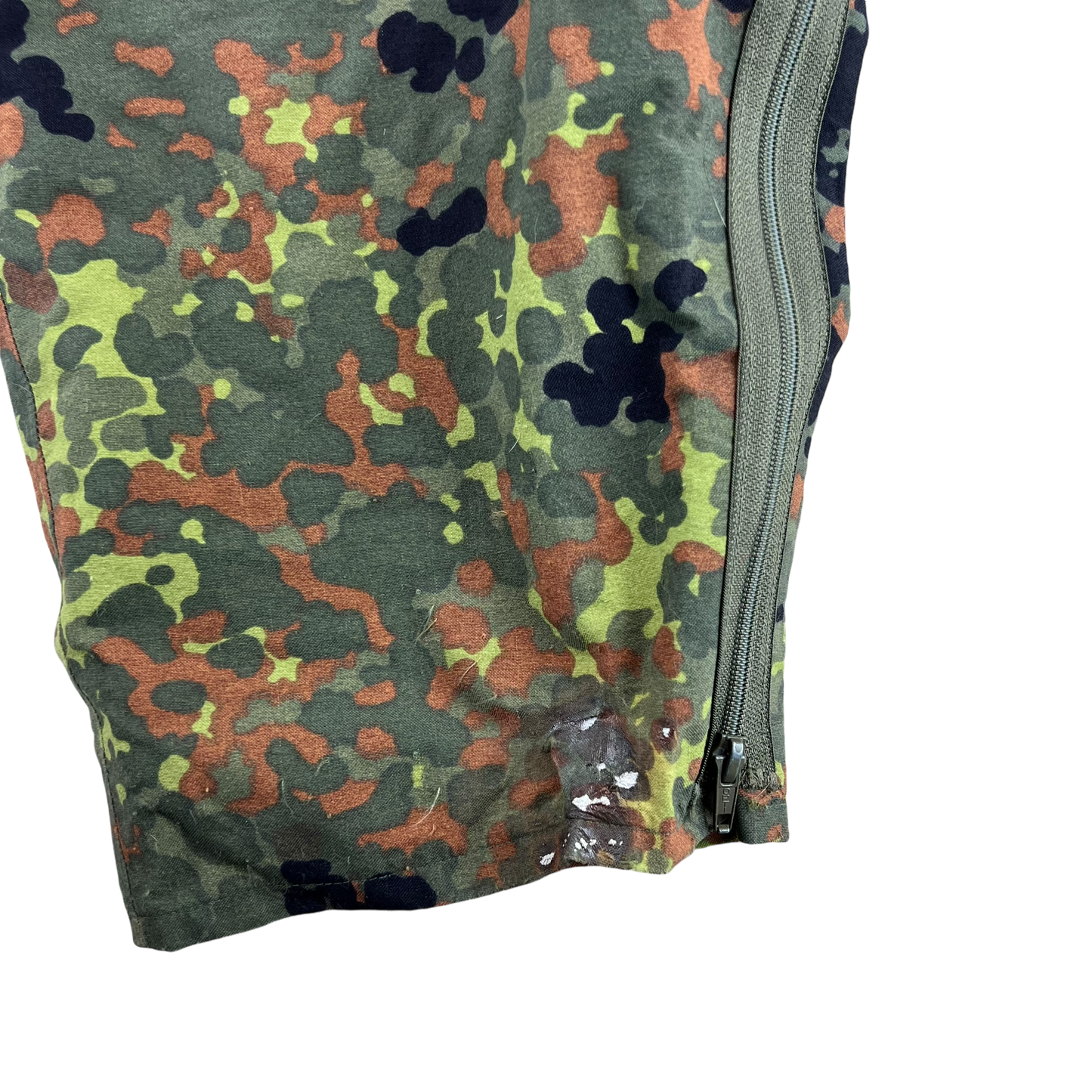 German Army Flecktarn Camo Waterproof Overalls / Overtrousers - W44 L29