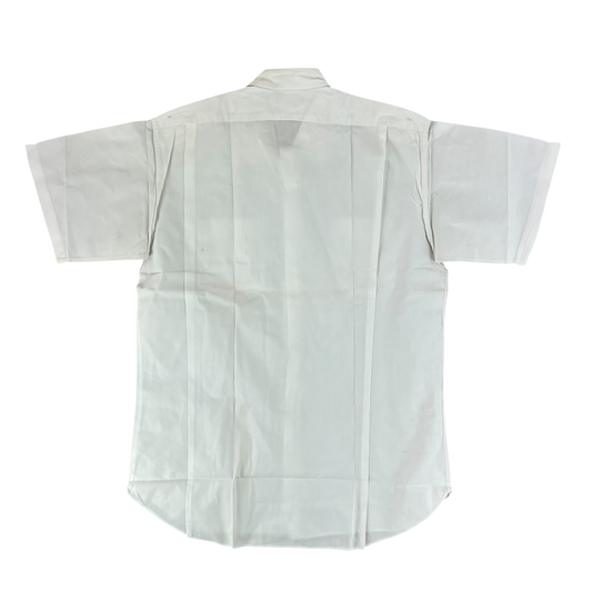 British Merchant Navy 50s Officer's Tropical Short Sleeve Shirt - Large