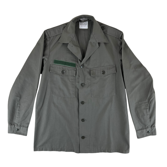 Dutch Air Force Field Shirt Jacket Grey Long Sleeve - Medium