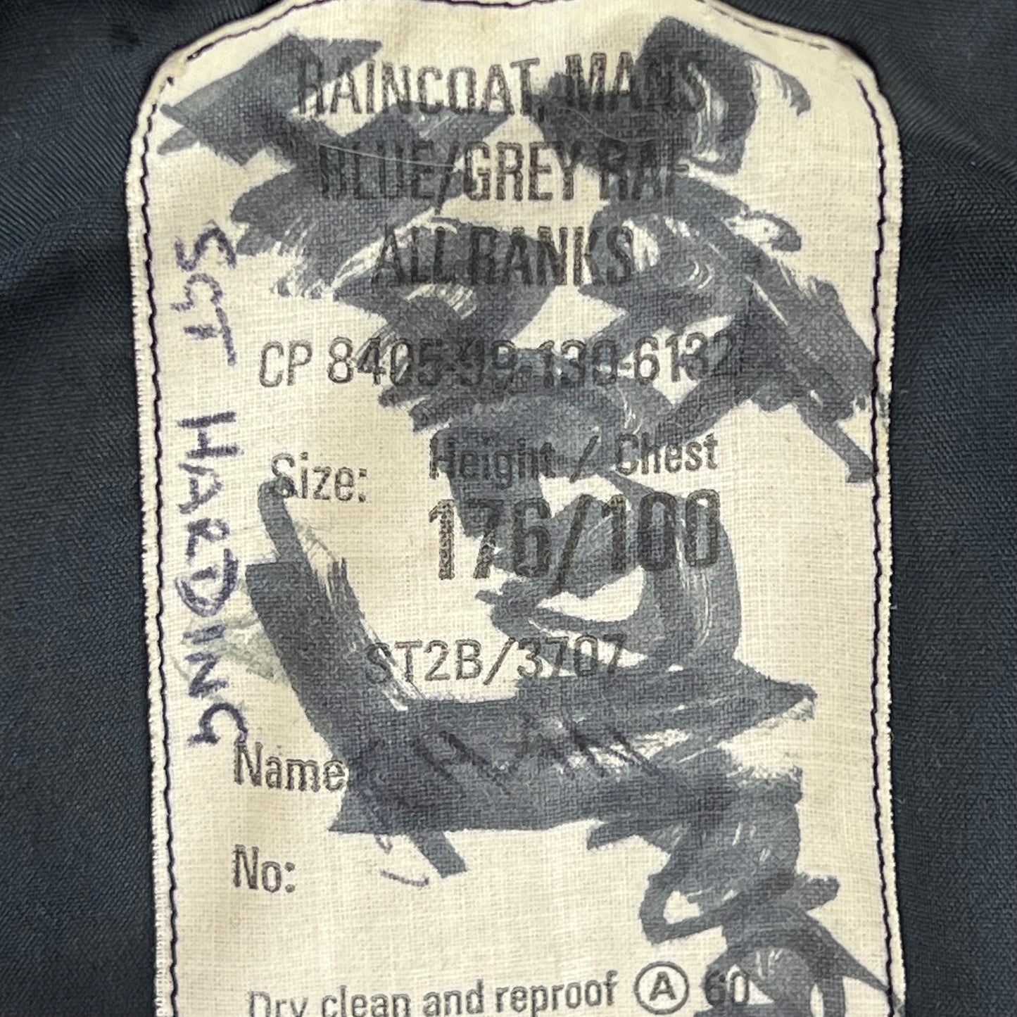 British Royal Air Force Raincoat Trench Coat - Medium 176/100