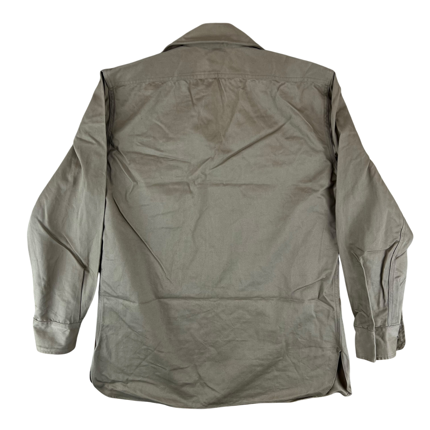 Greek Army M65 Khaki Shirt Long Sleeve - Medium