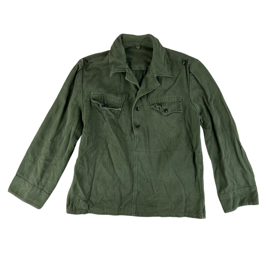 Bulgarian People's Army Olive Green Cossack Shirt - Medium