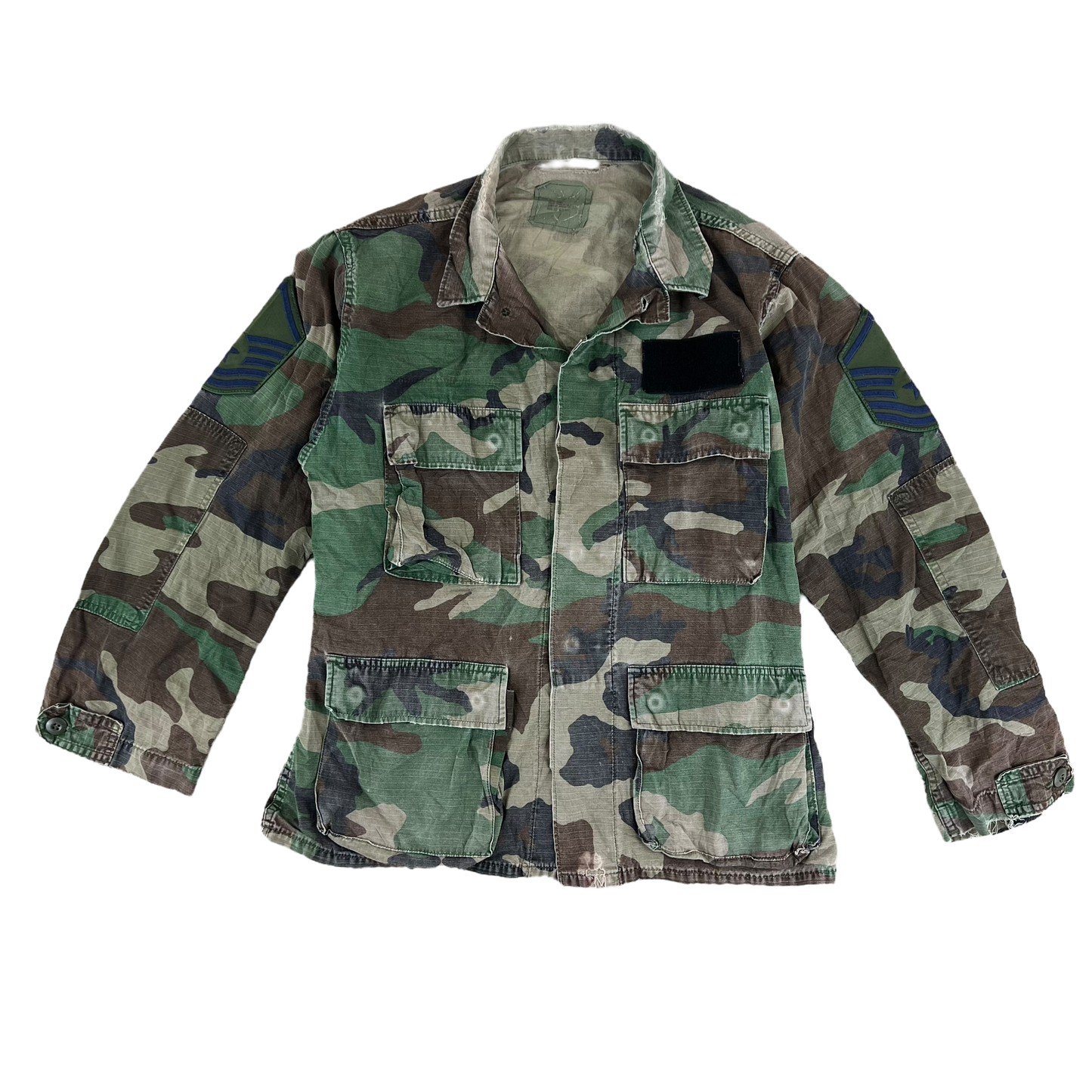 US Army M81 Woodland Camouflage BDU Combat Jacket - Medium / Small