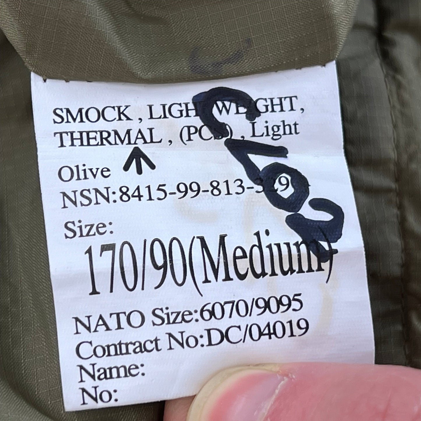 British Army Thermal Buffalo Pullover Smock - Medium