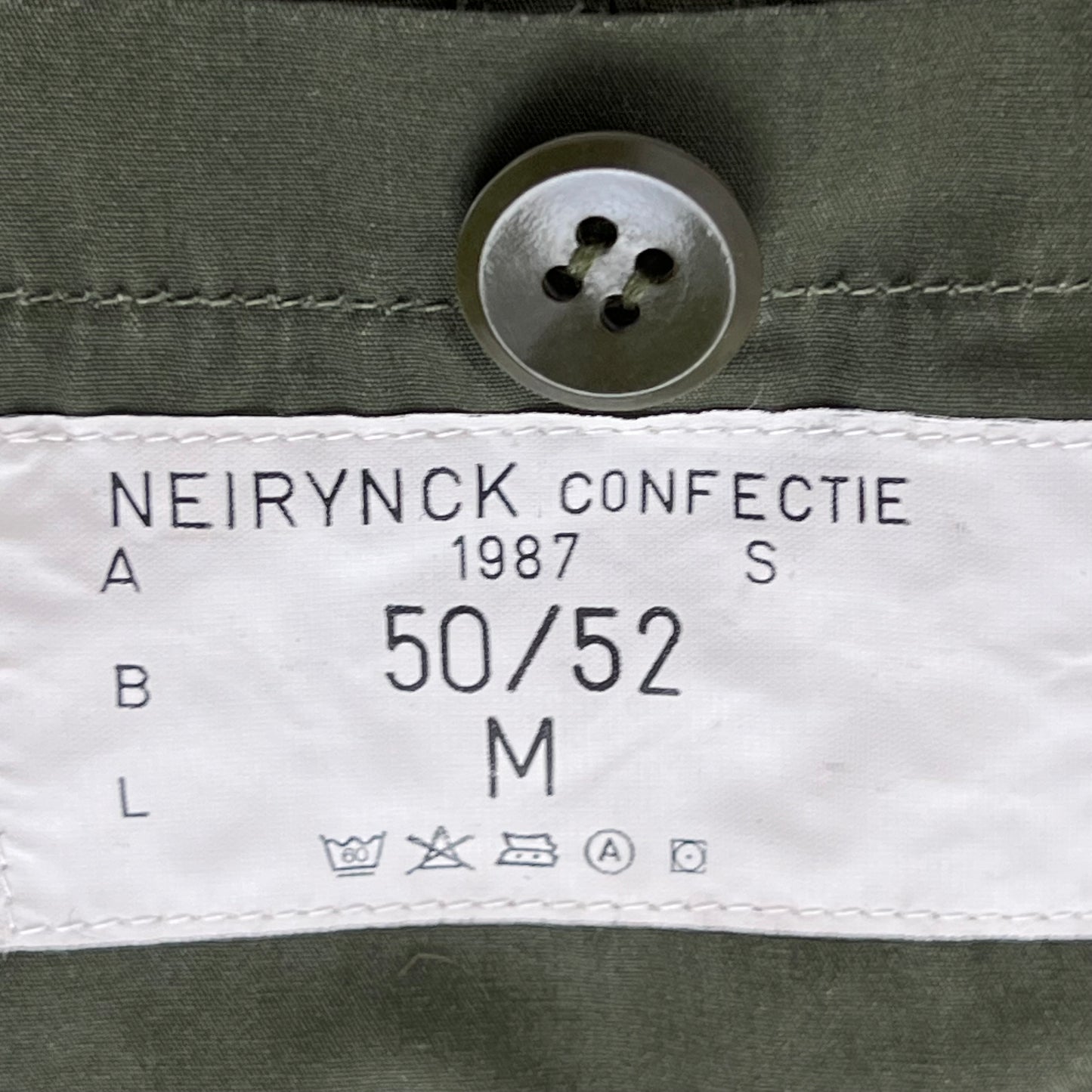 Belgian Army M88 Olive Green Coat - Large