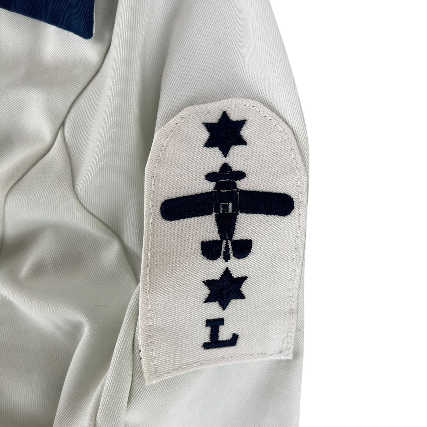British Royal Navy Class II White Jumper Sailor's Top - X Large 188/124