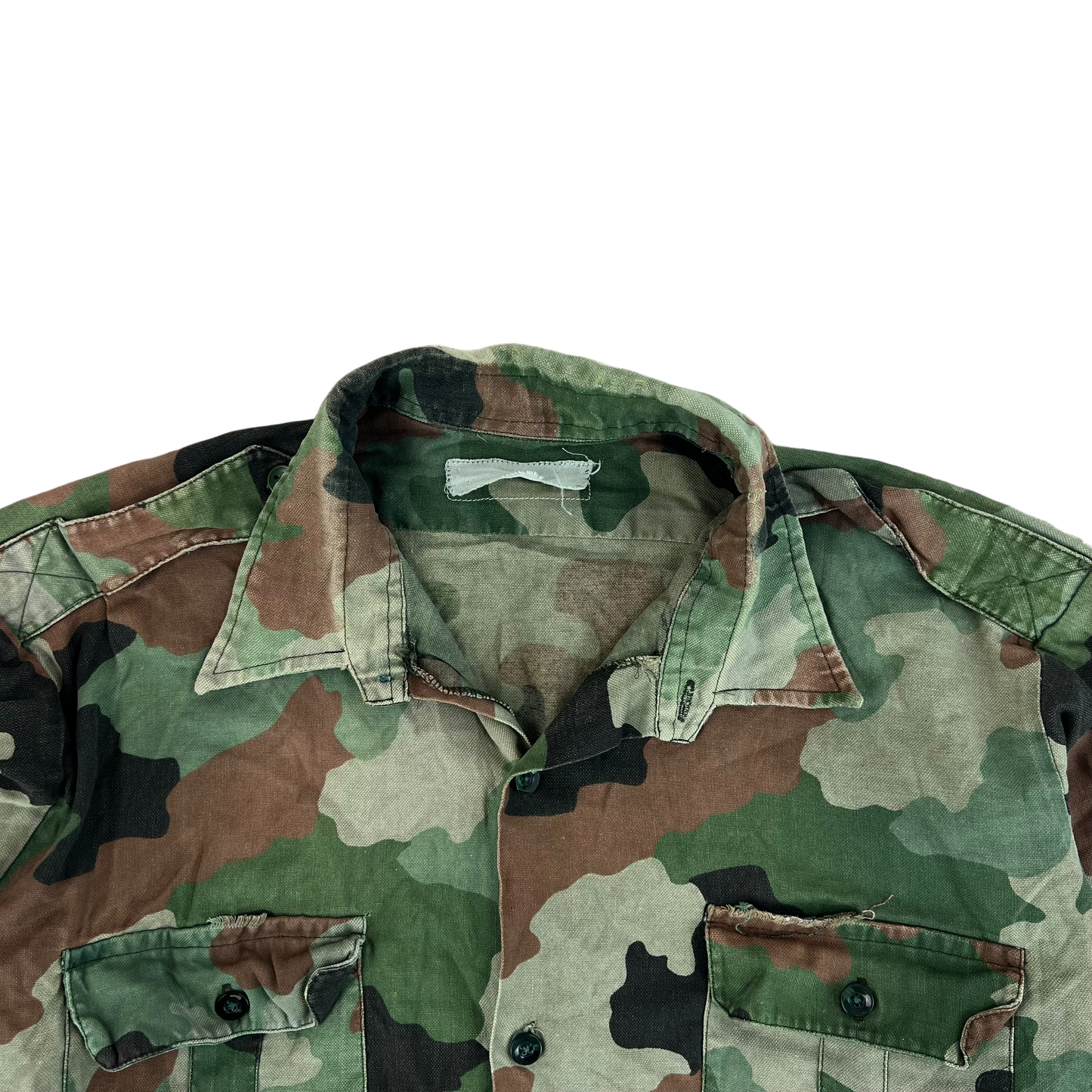 Serbian Army M93 Oak Leaf Camouflage Shirt - X Large