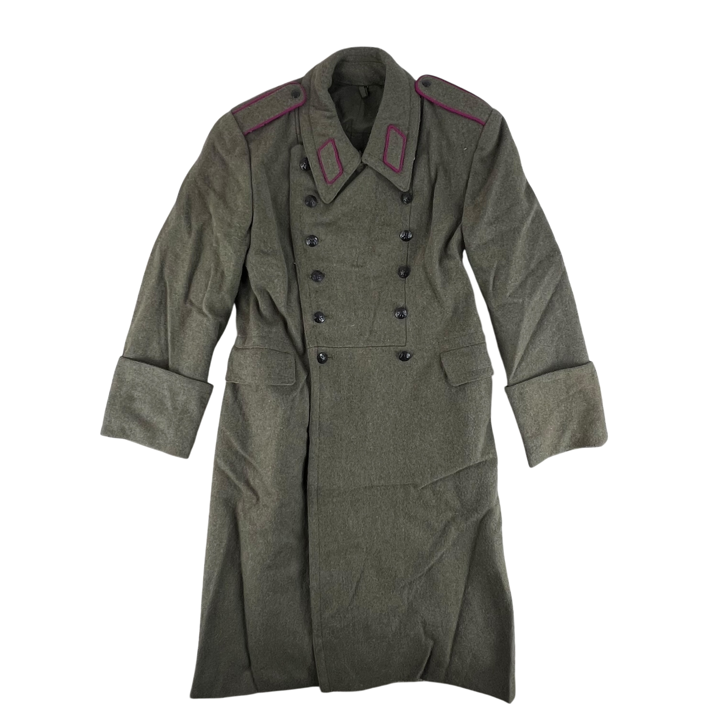 Bulgarian People's Army Khaki Wool Greatcoat - Medium