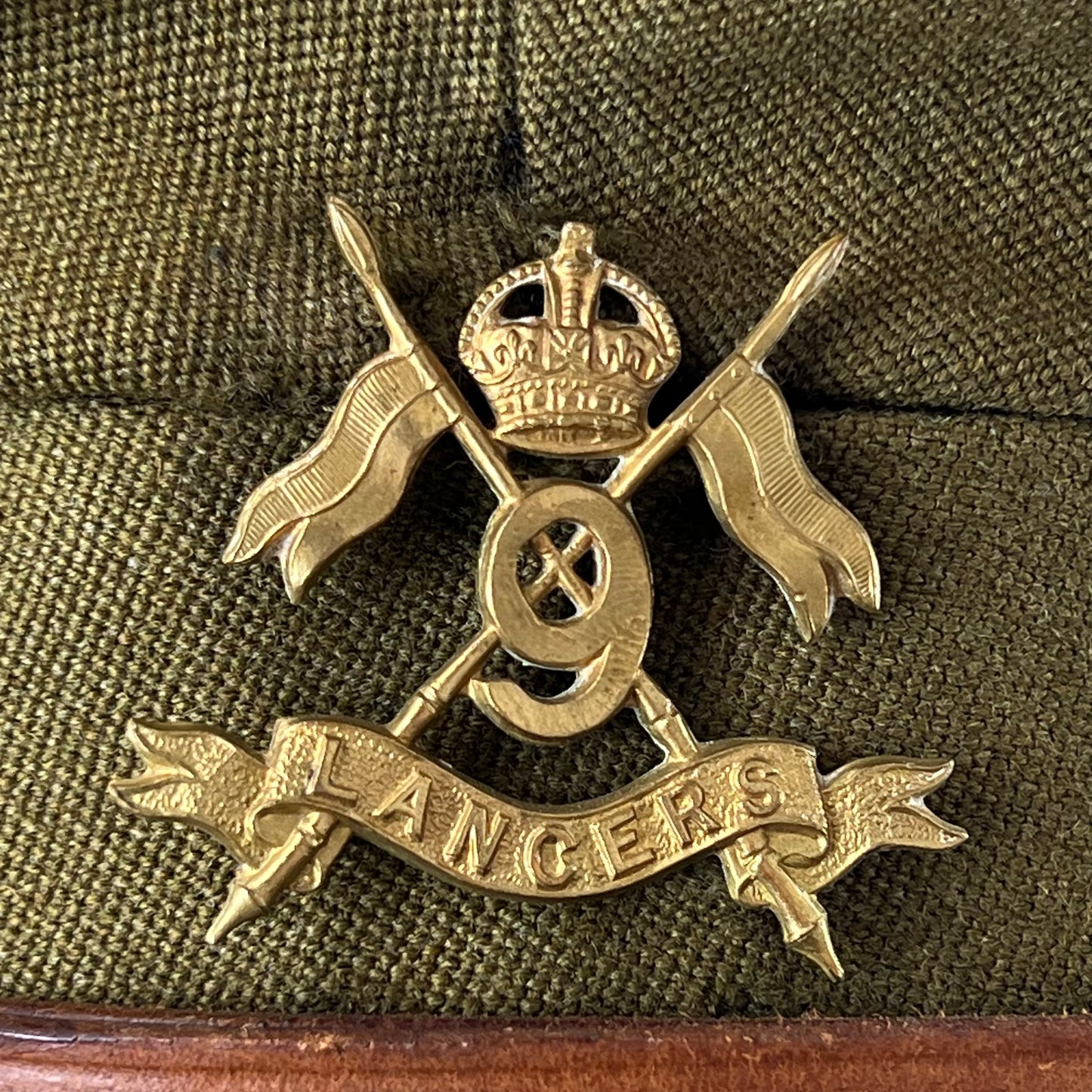 British Army 40s 50s Dress Cap - 9th Royal Lancers - Medium