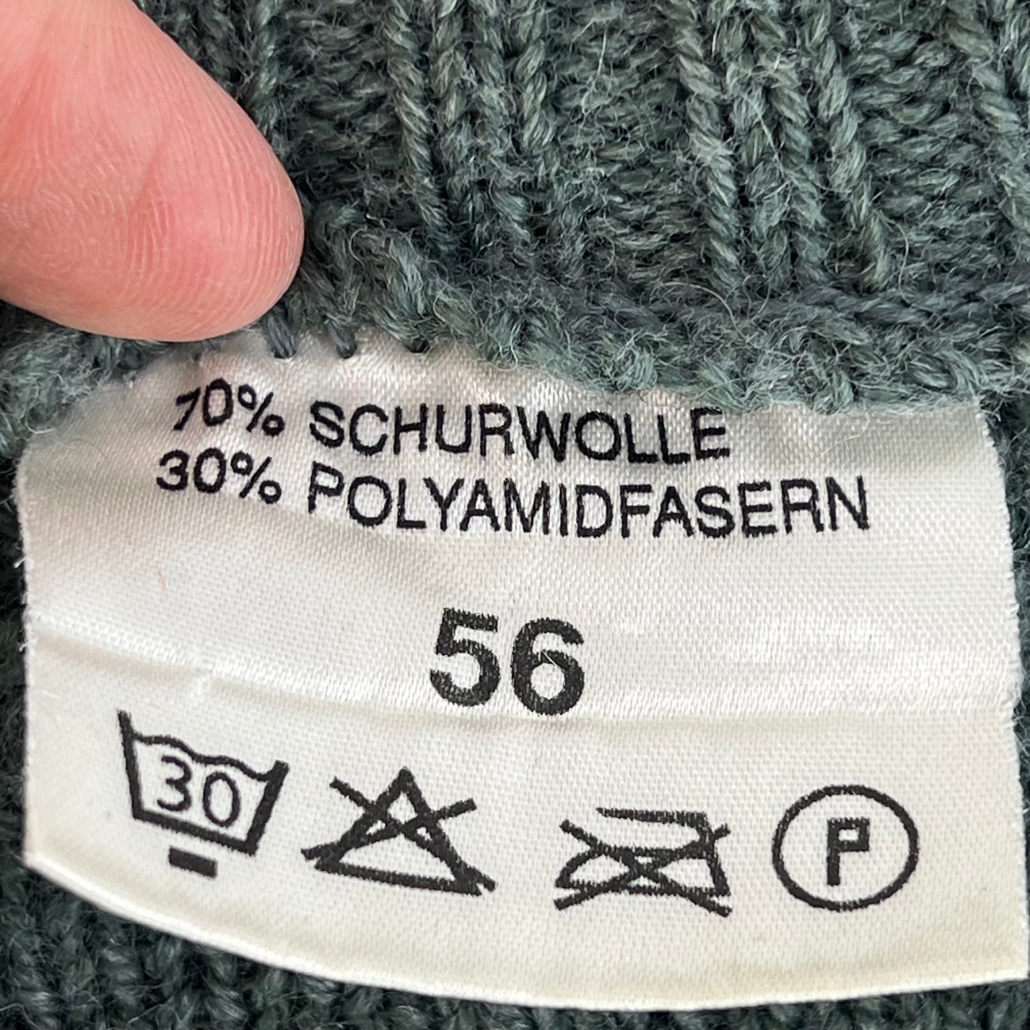 Swiss Army Thermal Wool Blend Pullover Jumper - X Large