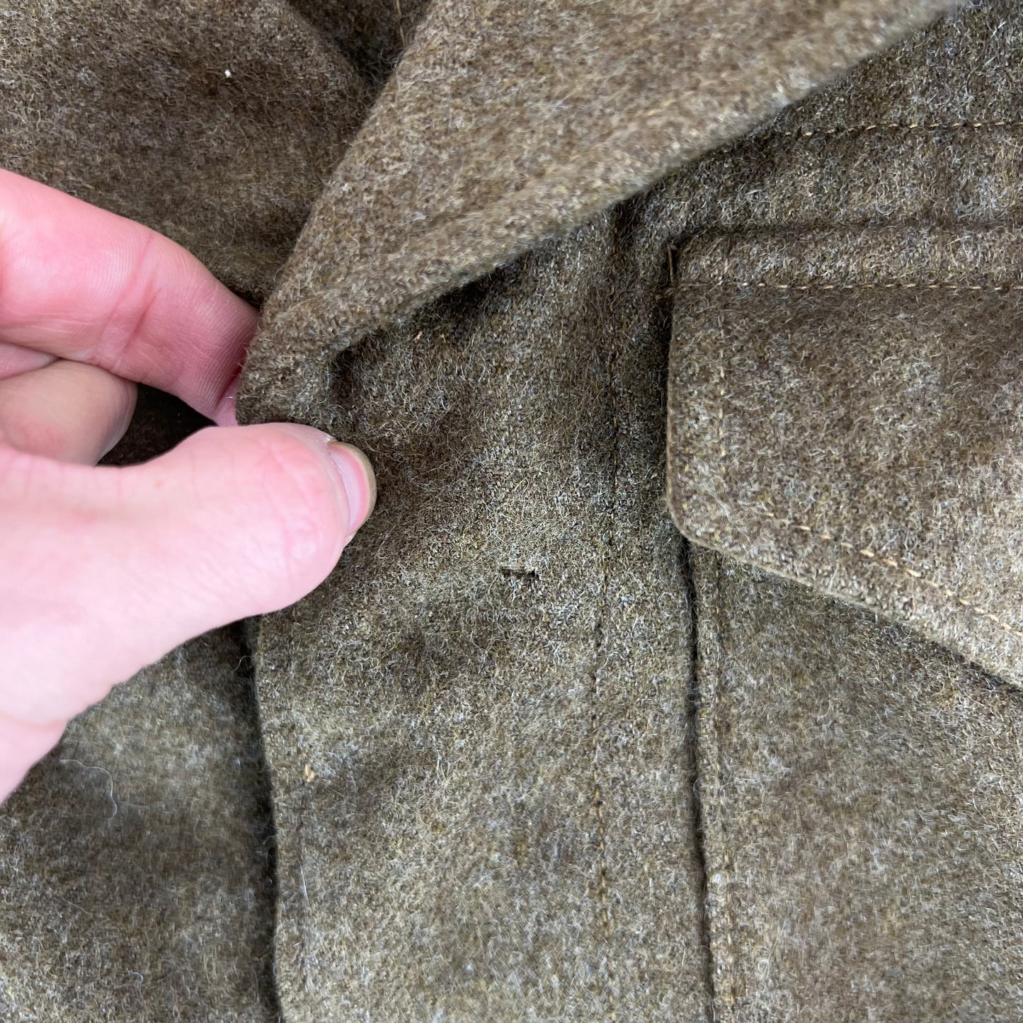 British Army 50s Khaki Ike 1949 Pattern Battle Dress Jacket - RASC - Small SIZE 4