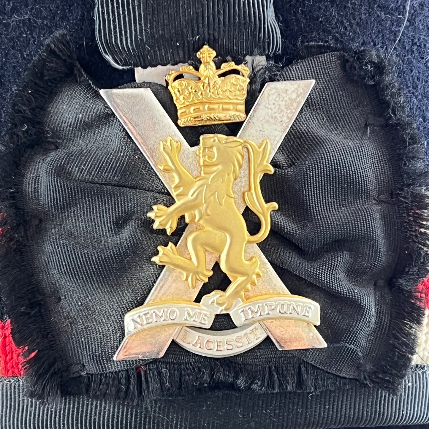 British Army Glengarry w/ Badge & Plume - Royal Regiment of Scotland - X Small 54cm