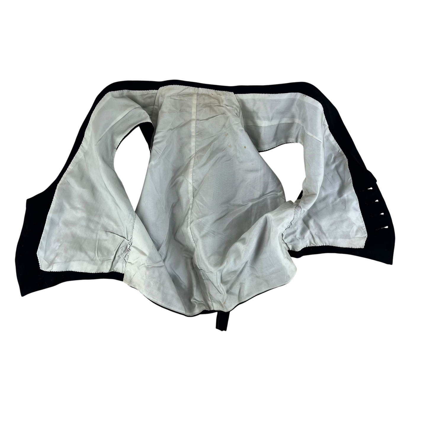 British Royal Navy Black 40s Mess Dress Waistcoat - Large