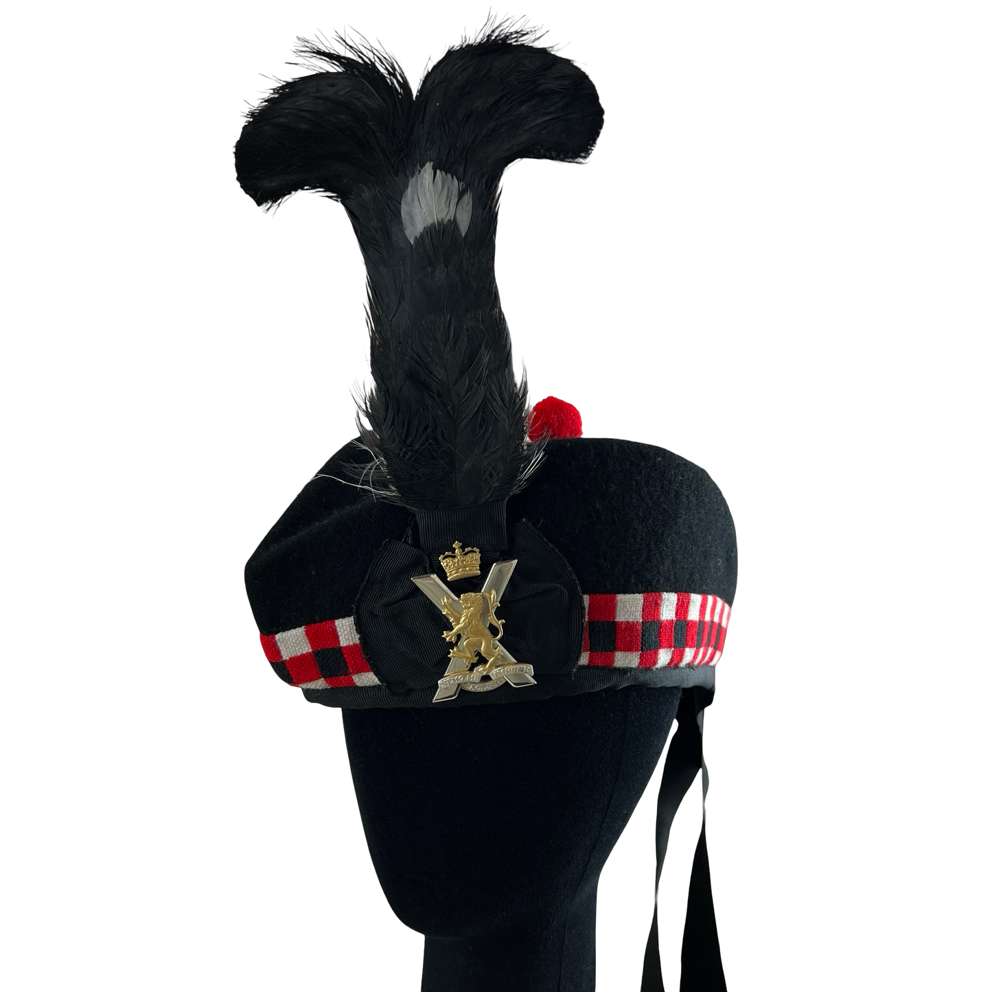 British Army Glengarry w/ Badge & Plume - Royal Regiment of Scotland - Large 59cm