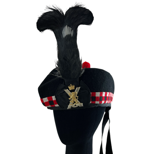 British Army Glengarry w/ Badge & Plume - Royal Regiment of Scotland - Large 59cm