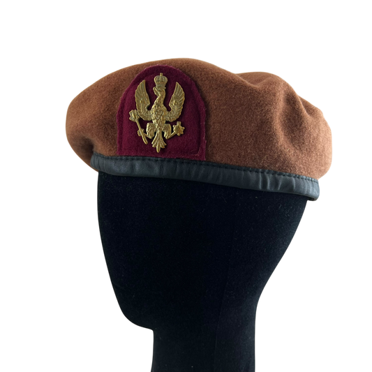 British Army Beret w/ Badge - King's Royal Hussars - Small / Medium
