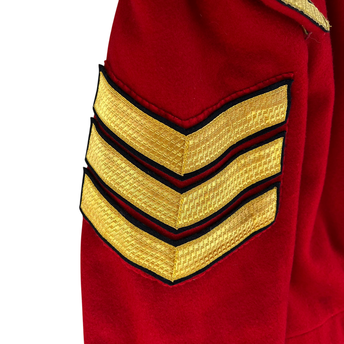 British Army CQMS & Sergeants Bandsman's Tunic Jacket w/ Wings - Welsh Guards - Medium