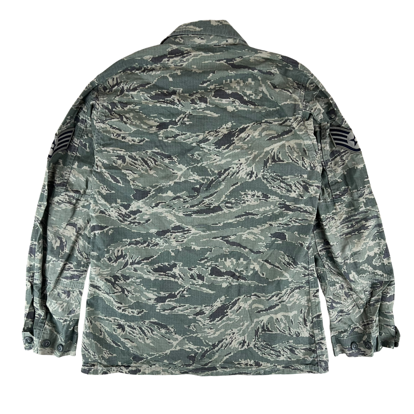 US Air Force Digital Tiger Stripe Pixel Camouflage BDU Combat Jacket - Medium 40L