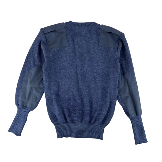 British RAF Wool V Neck Pullover Jersey Jumper - Medium 94cm