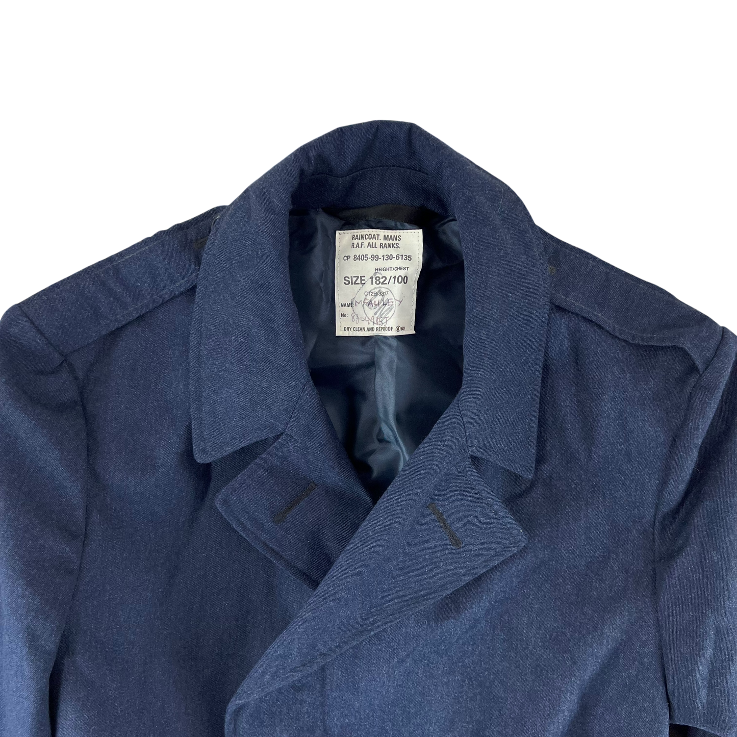 British Royal Air Force Raincoat Trench Coat - Medium 182/100