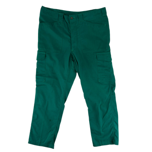 Austrian Army Green Blue Fatigue Trousers - W39 L29