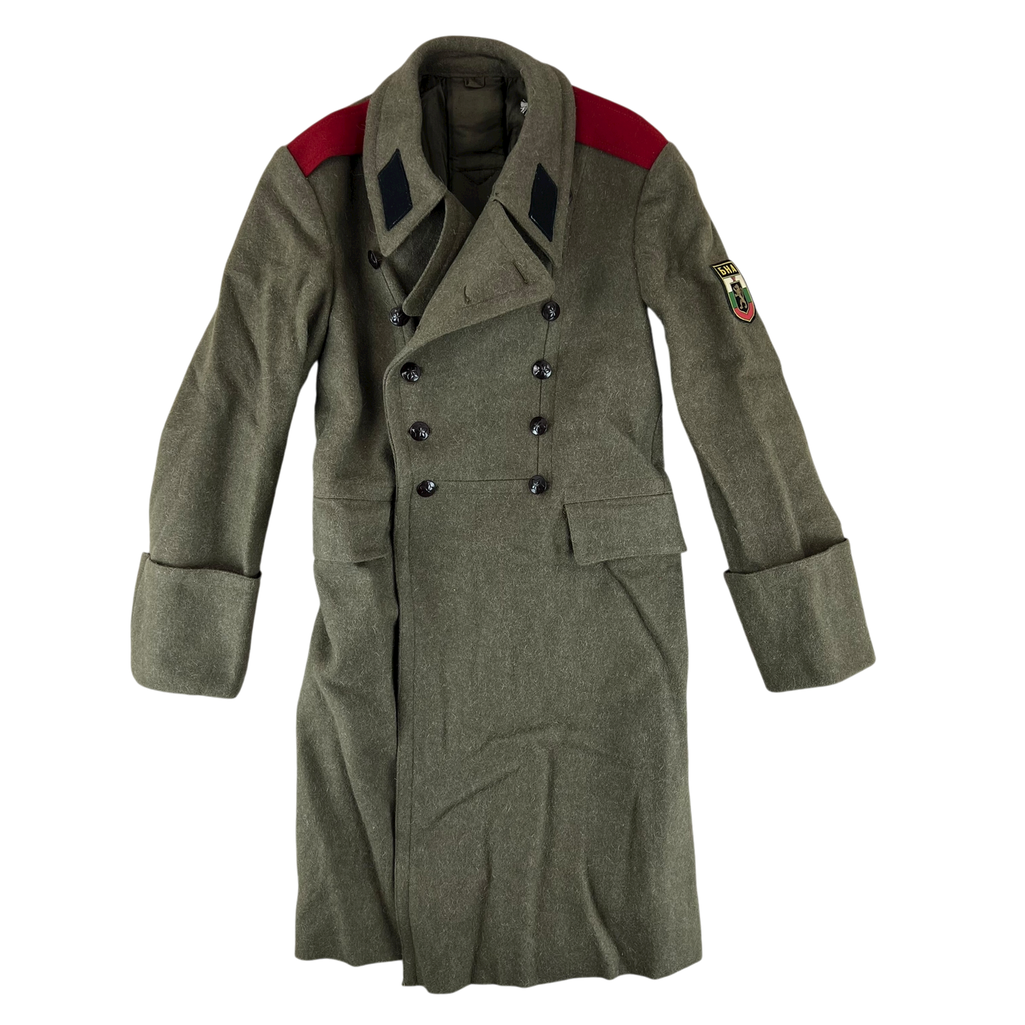 Bulgarian People's Army Khaki Wool Greatcoat - Small