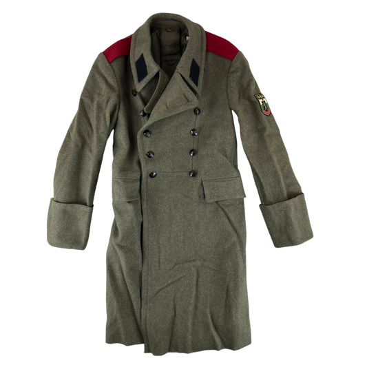Bulgarian People's Army Khaki Wool Greatcoat - Small