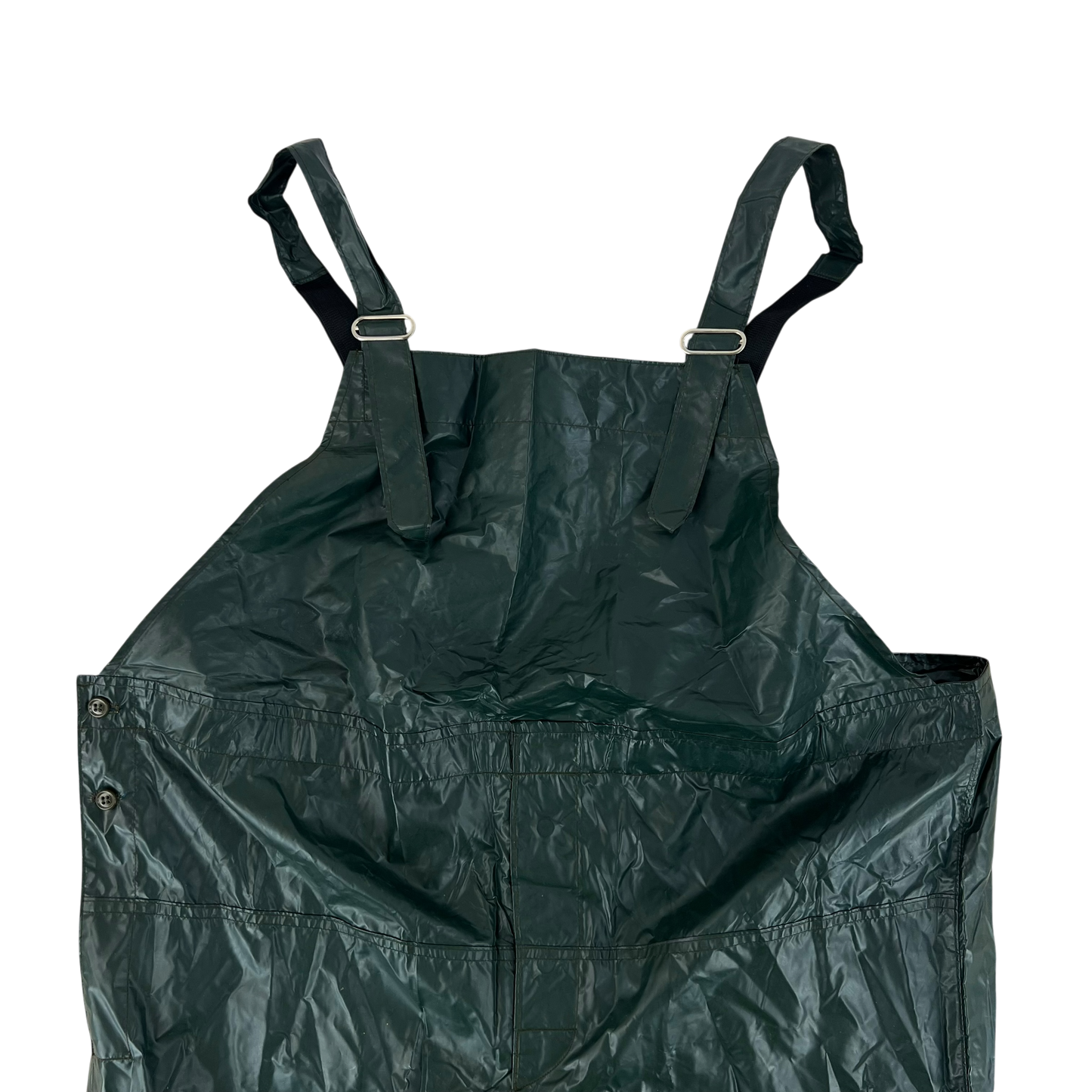 Czechoslovak Army Waterproof Bibbed Overalls - W44 L29