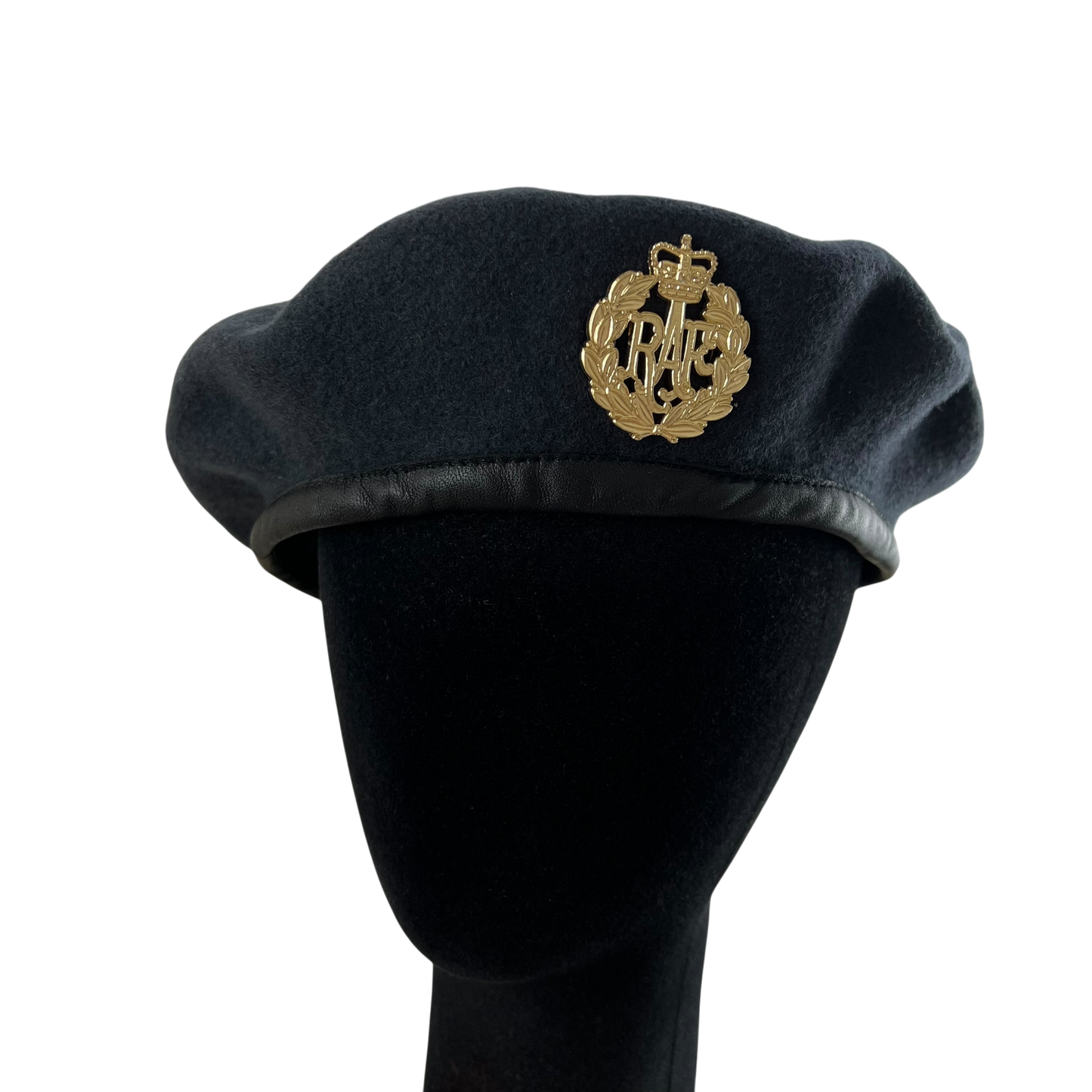 British RAF Beret w/ Badge - Medium 58cm