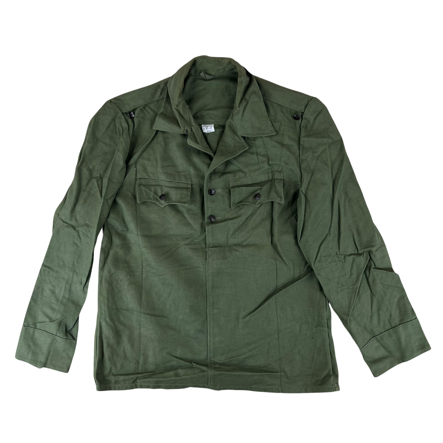 Bulgarian People's Army Olive Green Cossack Shirt - Medium