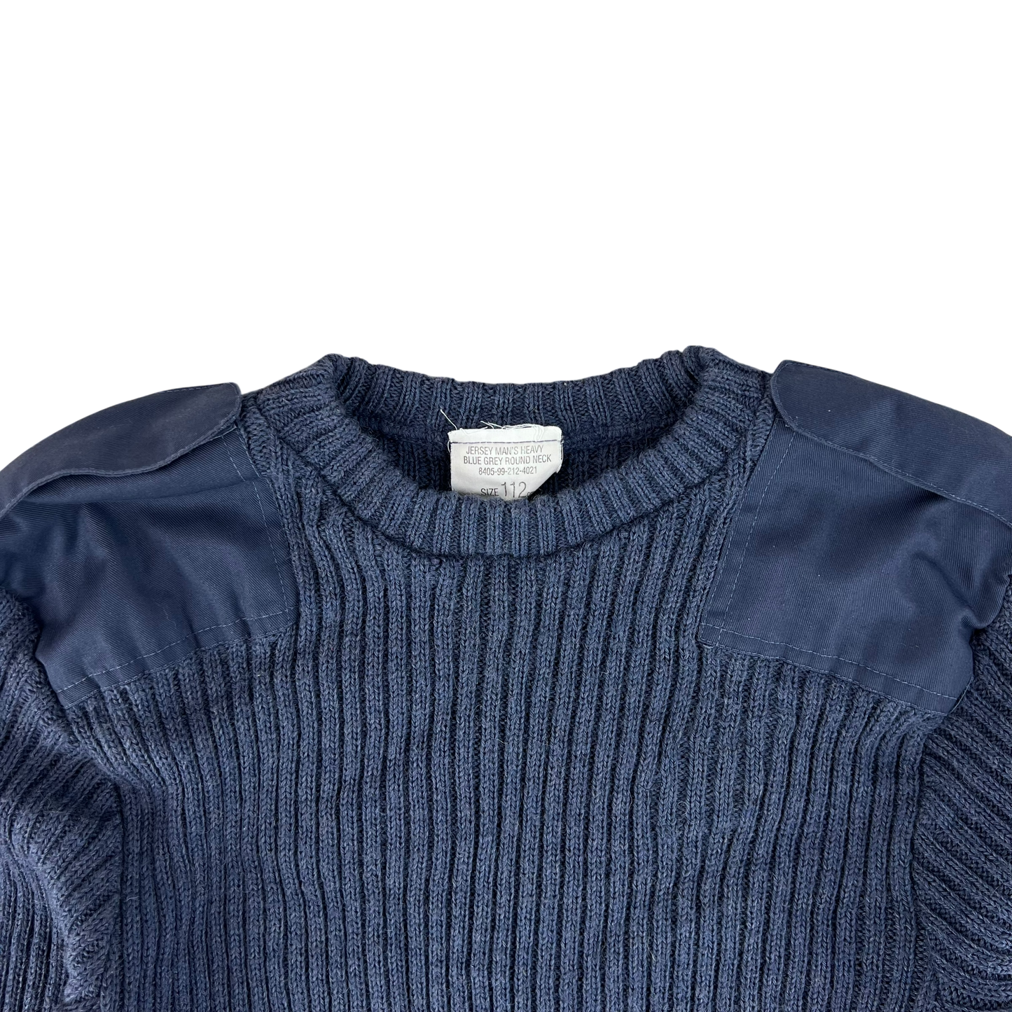 British RAF Wool Crewneck Pullover Jersey Jumper - Large 112cm