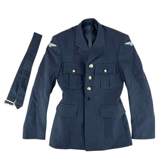 British Royal Air Force No. 1 Dress Jacket w/ Belt - Medium 92S