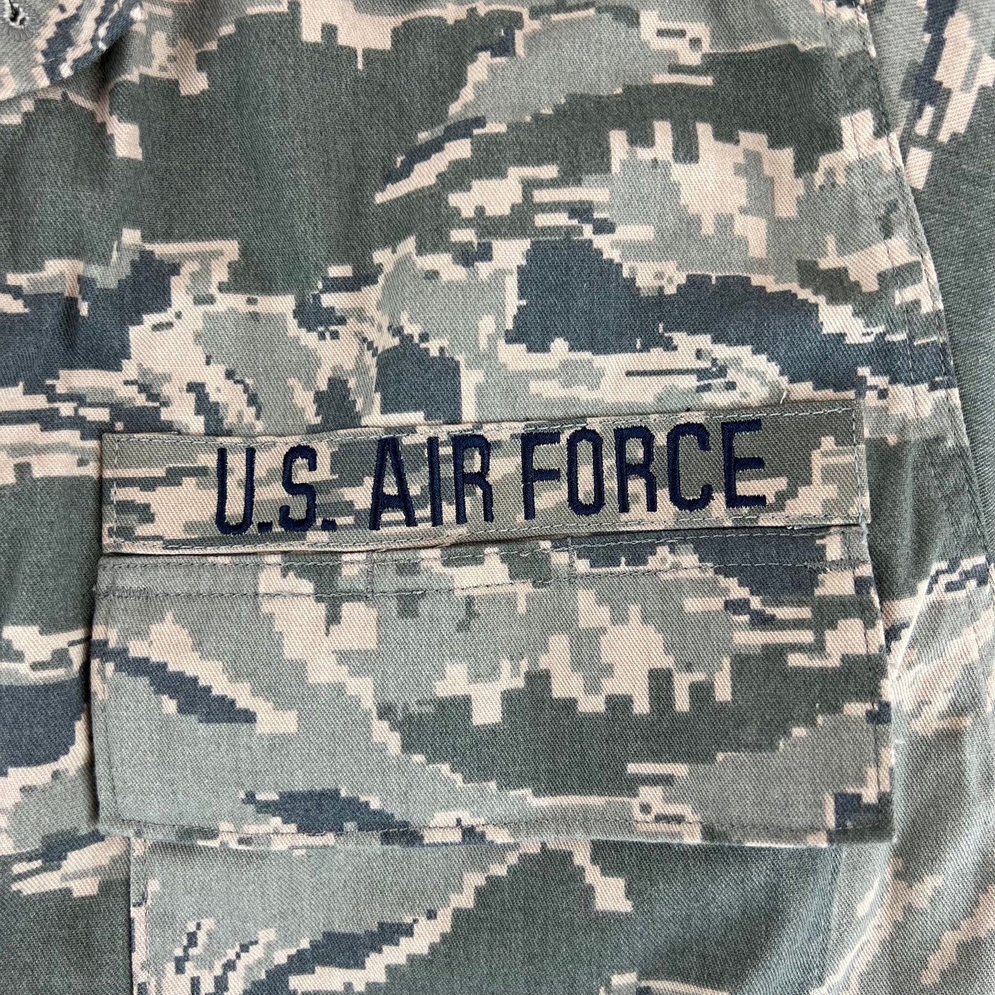 US Air Force Digital Tiger Stripe Pixel Camouflage BDU Combat Jacket - X Large