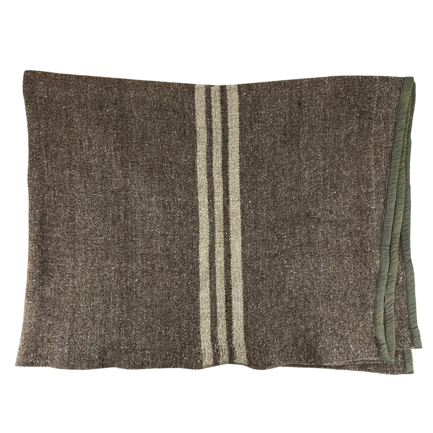 Romanian Army Oatmeal Brown Wool Blanket