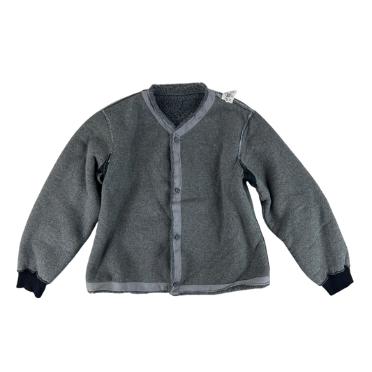 Czechoslovak Army Faux Fur Jacket Liner Cardigan M85 - Large