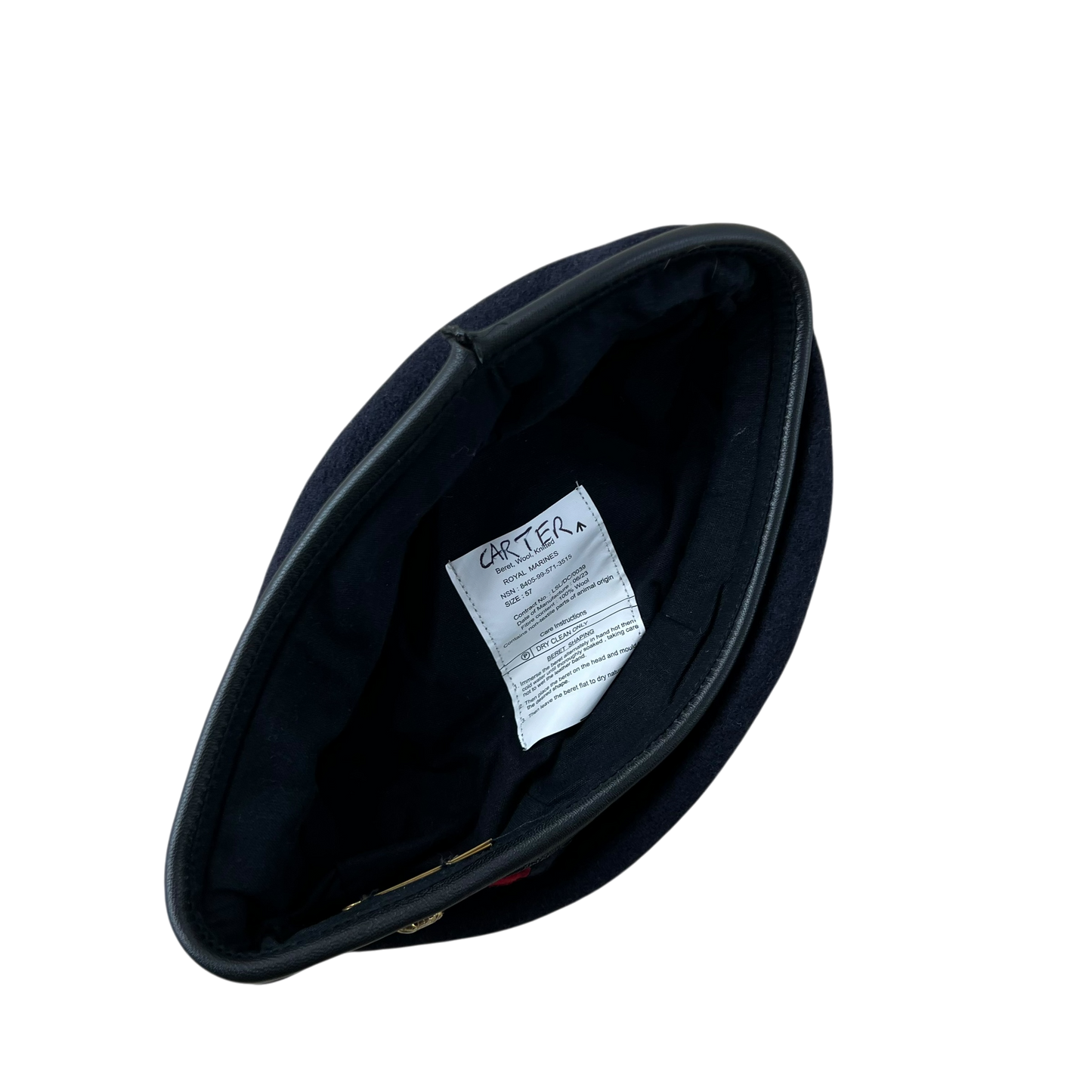 British Royal Marines Beret w/ Badge - Cadets - Medium 57cm