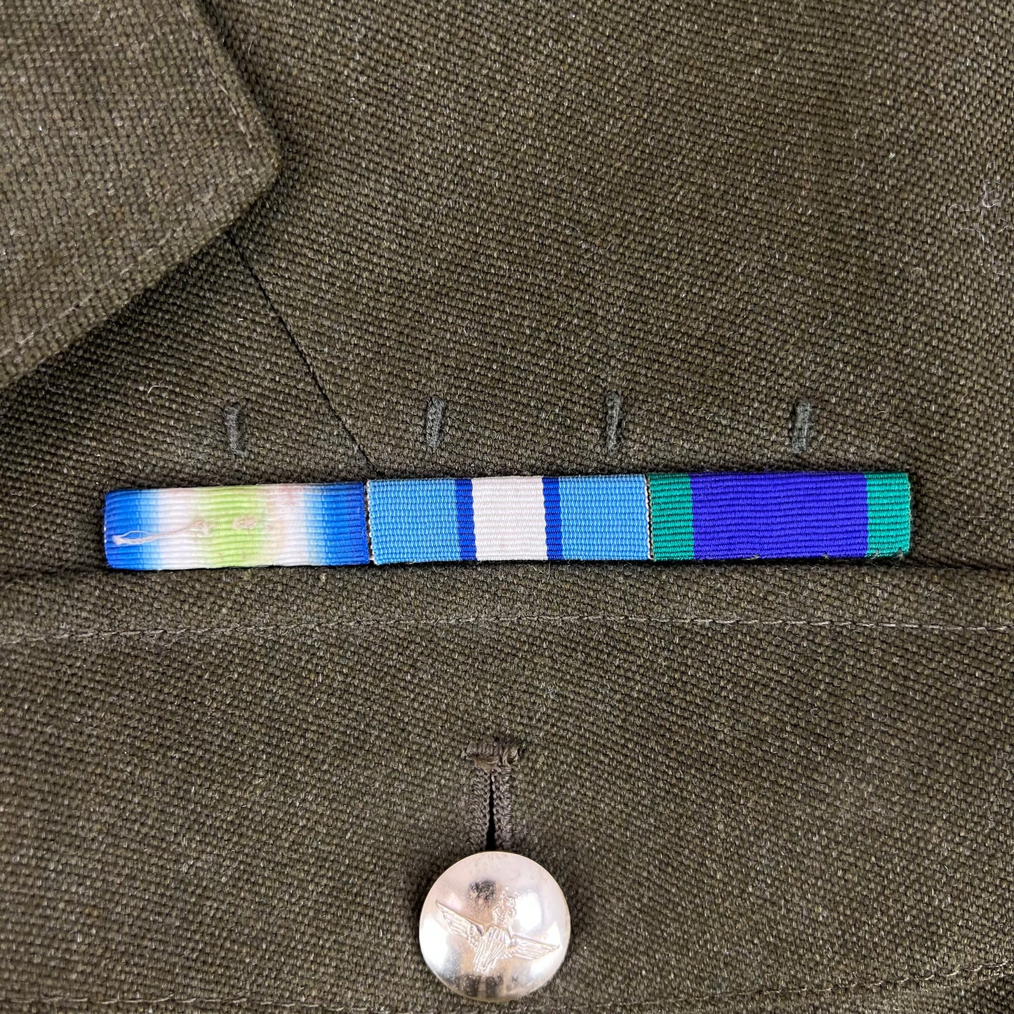 British Army Old Pattern No. 2 Khaki Green Dress Jacket - Parachute Regiment - Large 176/112