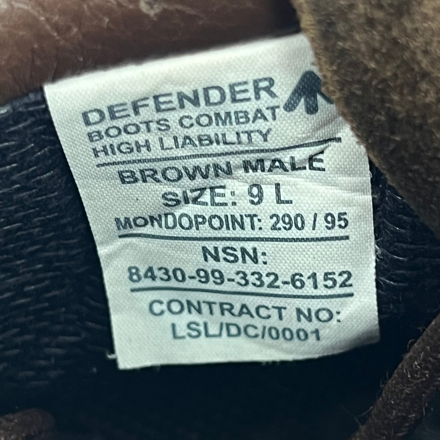 British Army Altberg Defender Brown Combat Boots - Size 9L