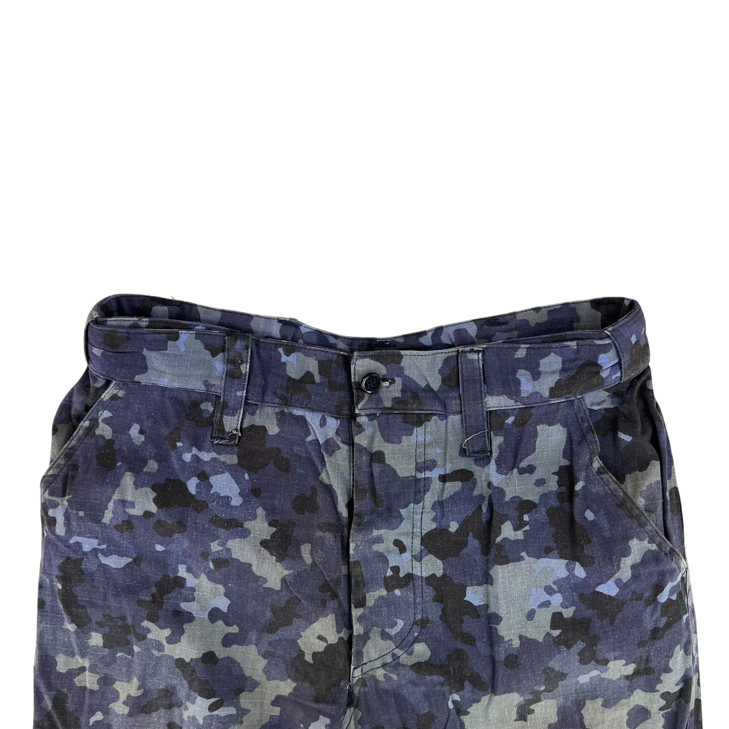 Romanian Navy M2017 Blue Camouflage Ripstop Trousers - W31 L31