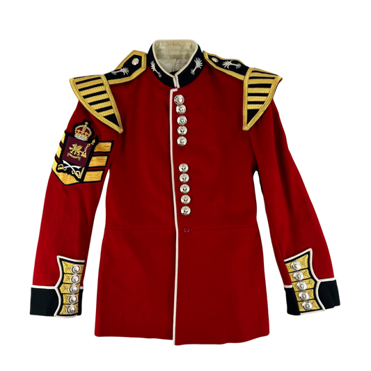 British Army CQMS & Sergeants Bandsman's Tunic Jacket w/ Wings - Welsh Guards - Small