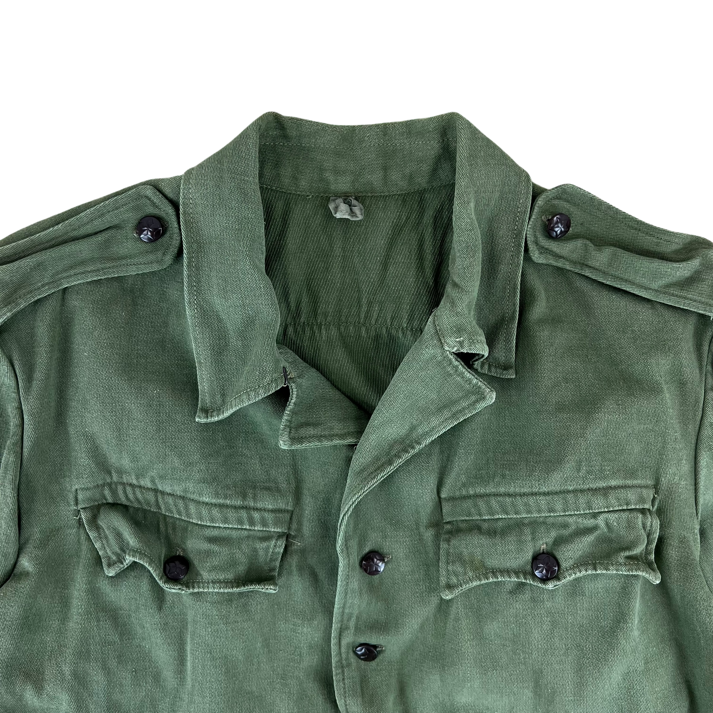Bulgarian People's Army Olive Green Cossack Shirt - Large