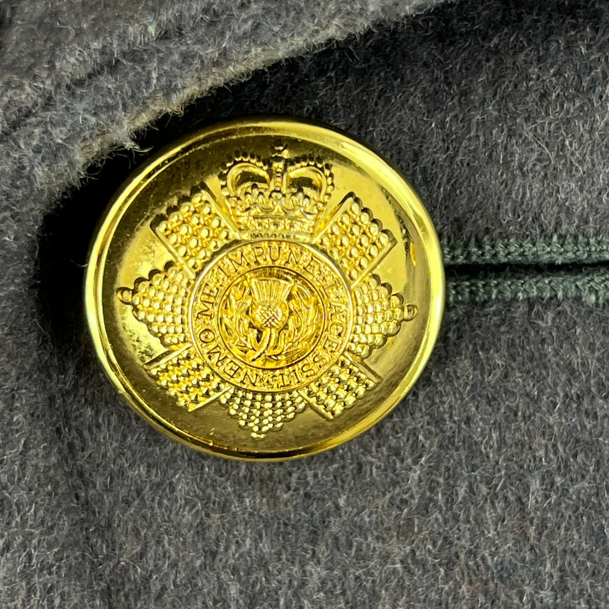 British Army Officer's Double Breasted Wool Greatcoat - Scots Guards - Small