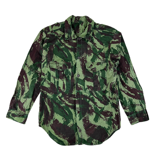 Portuguese Army M63 Lizard Camouflage Long Sleeve Shirt - Small