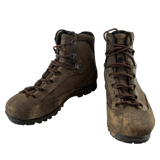 British Army AKU Brown Combat Boots - Size 9L
