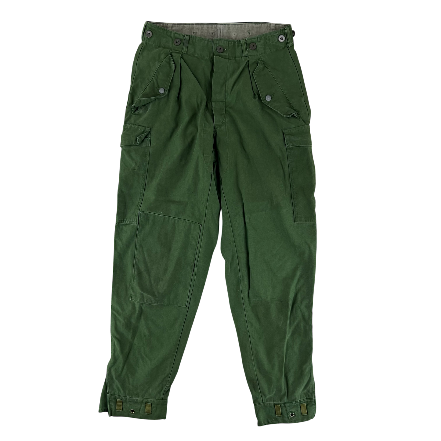 Swedish Army M59 Green Combat Trousers - W31 L30