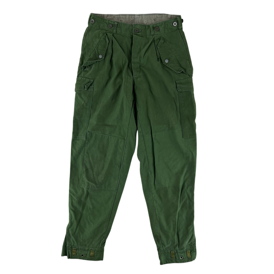 Swedish Army M59 Green Combat Trousers - W31 L30
