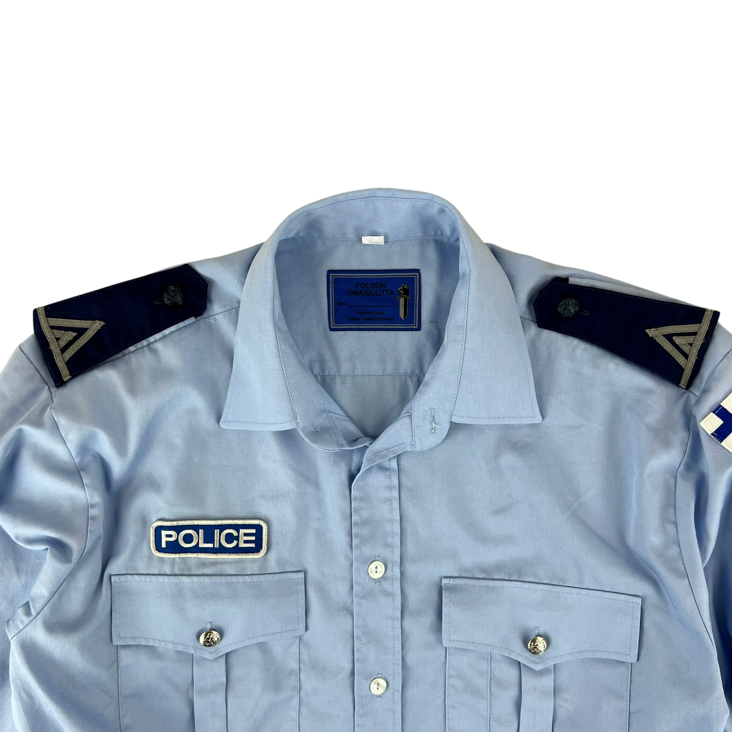 Finnish Police Shirt Long Sleeve - X Large C43