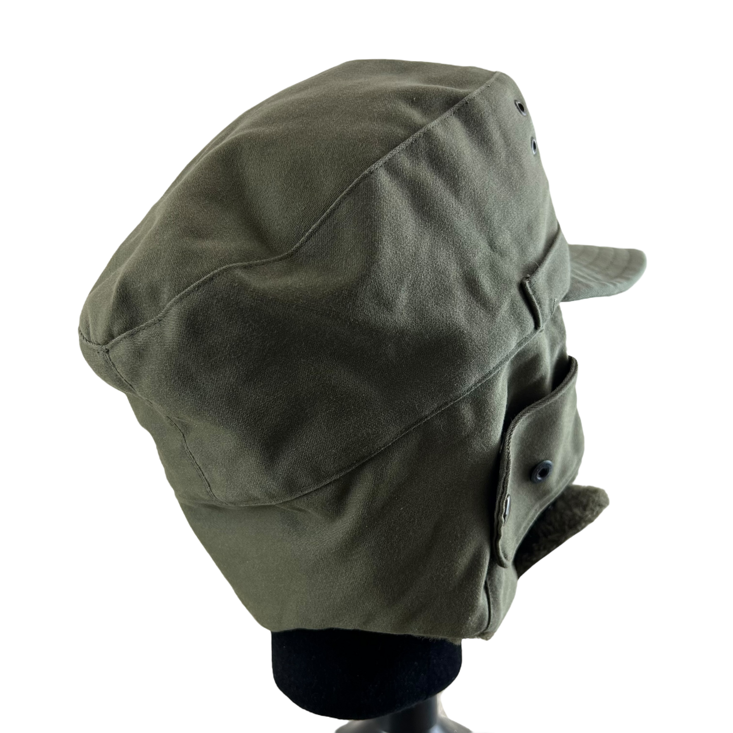 Austrian Army Olive Drab Cold Weather Trapper Cap - Medium 58cm