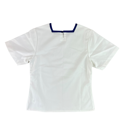 British Royal Navy Women's Class II White Middy Shirt