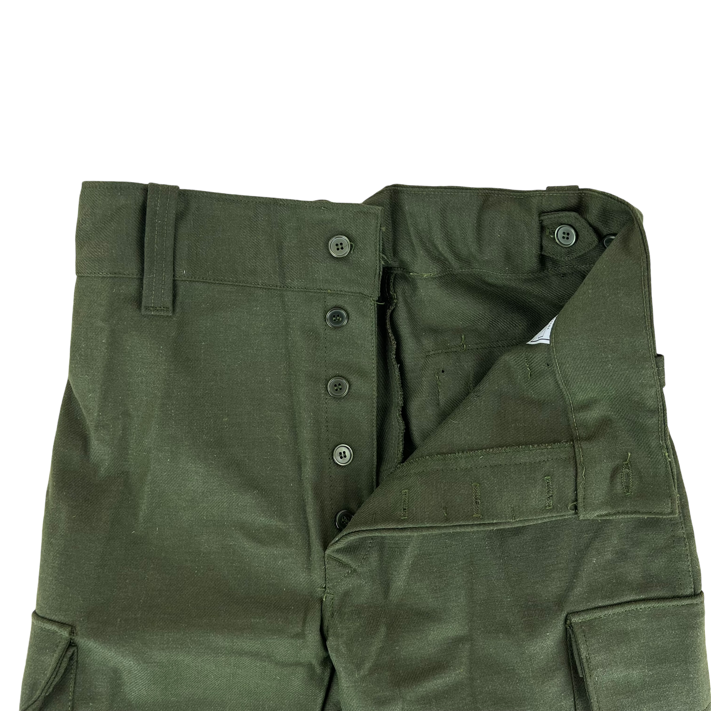 Spanish Army 80s Winter Wool Blend Field Trousers - W31 L30